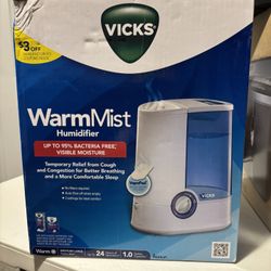 VICKS WARM MIST HUMIDIFIER