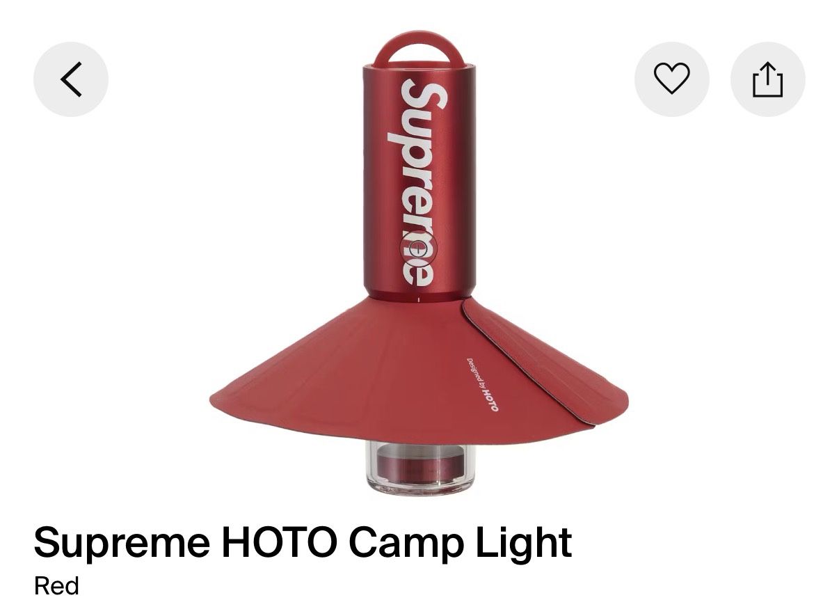 Supreme®/HOTO Camp Light HOTO Camping Light, Outdoor Flashlight