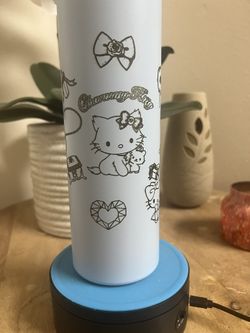 Hello Kitty & Charmmy Kitty Laser Engraved Tumbler