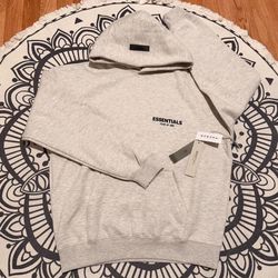 Light Oatmeal Essentials hoodie