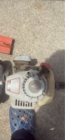 ECHO gas-powered stick edger.