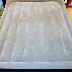 ; Queen in bag $60 (58x76x16.5) Support system for strength and durability. Auto inflatable with built in air pump.