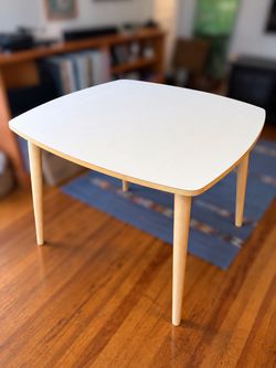 Wood Kitchen / Dining Table – White - IKEA OMTÄNKSAM