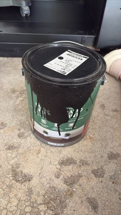Behr porch and patio black paint