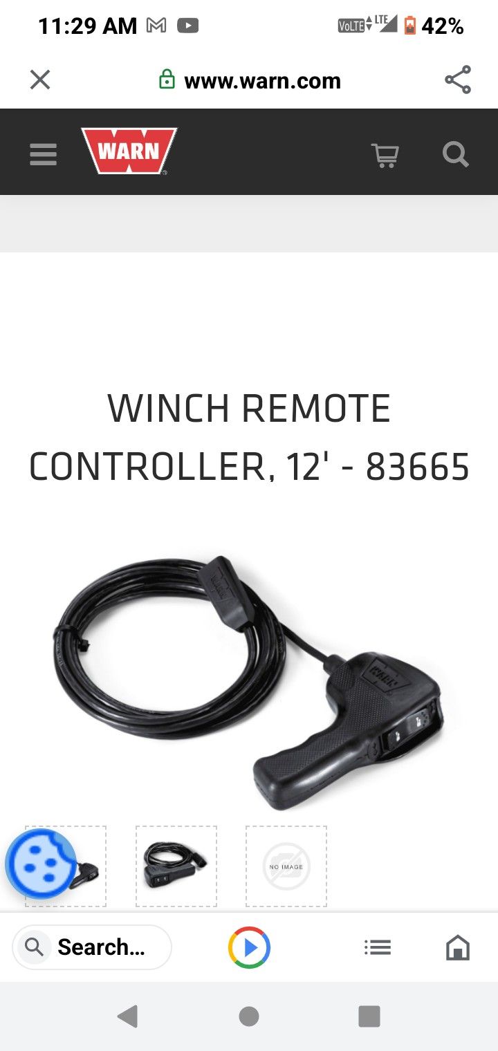 Warn winch-remote