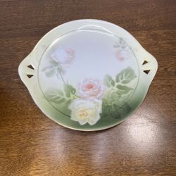 Vintage RS Germany Hand Painted Plate 