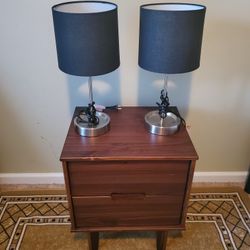 (2) DESK LAMPS