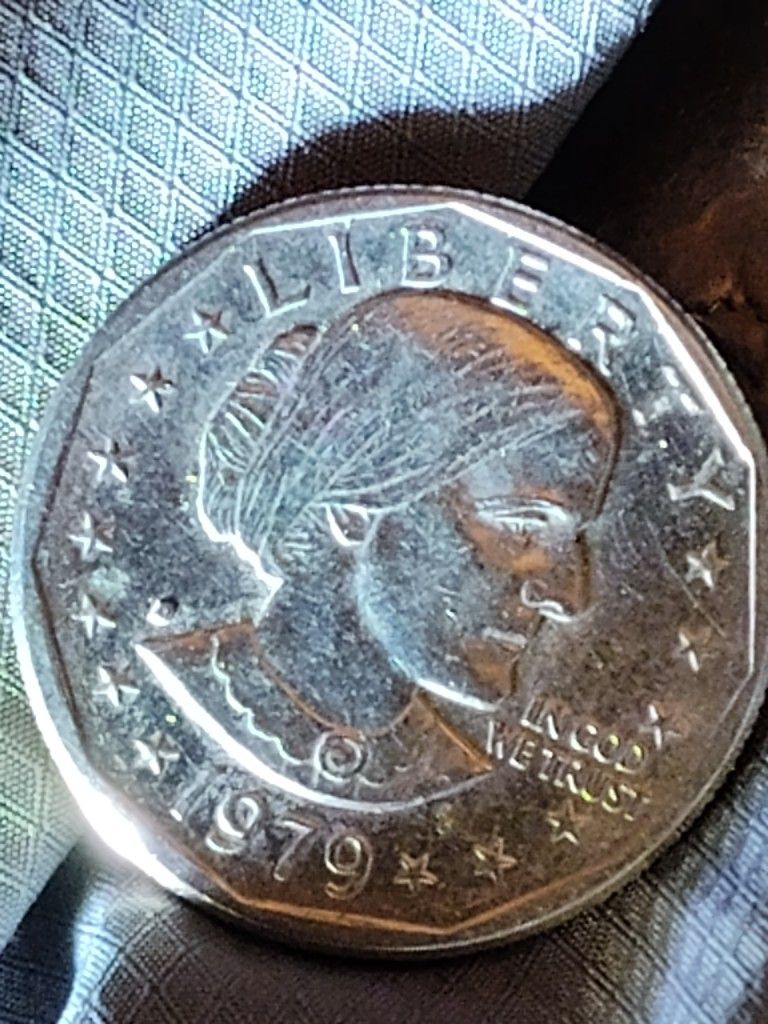 1$ Dollar Susan B. Anthony Coin 1979