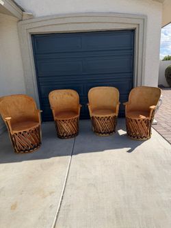 Vintage wooden chairs