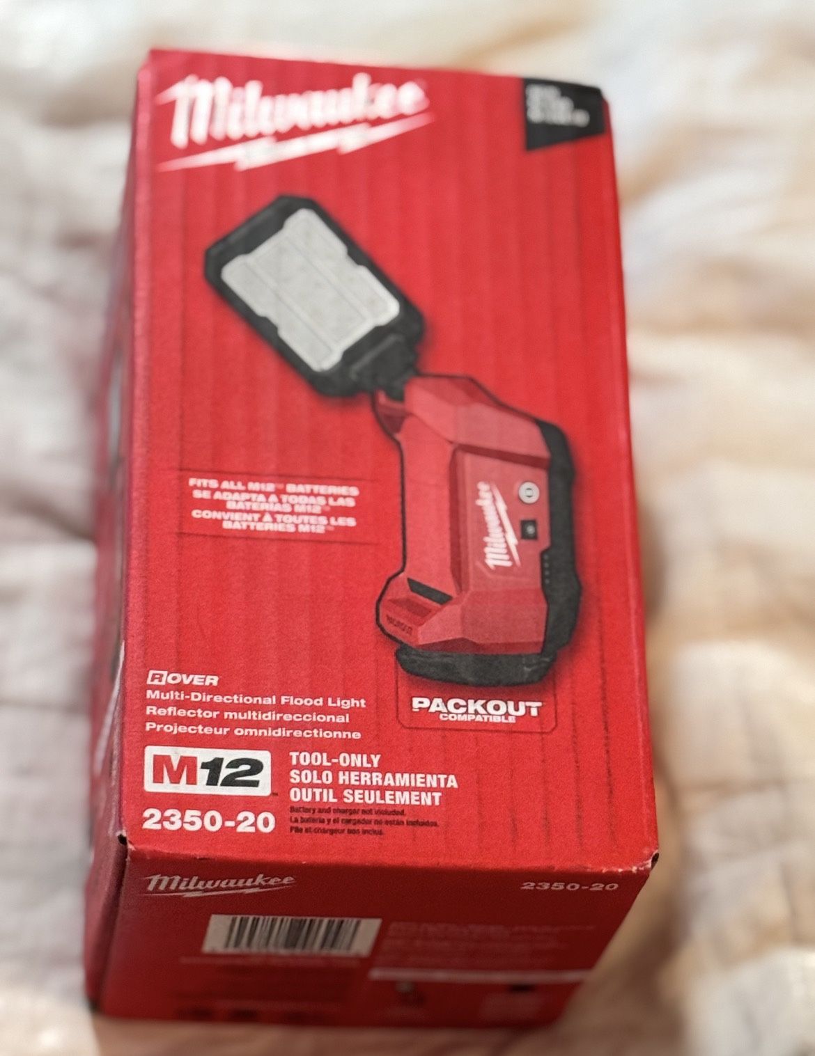 Milwaukee M12 ROVER Multi-Directional Flood Light w/ PACKOUT Compatibility (Tool-Only)