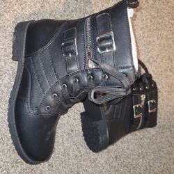 Girls Black Boots