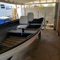 Valco 14 Foot boat and trailer