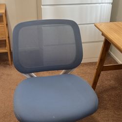Modern Blue Desk Chair - Great Condition! 