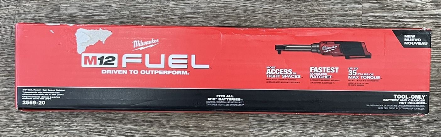 Milwaukee M12 Fuel Brushless Ratchet 3/8in