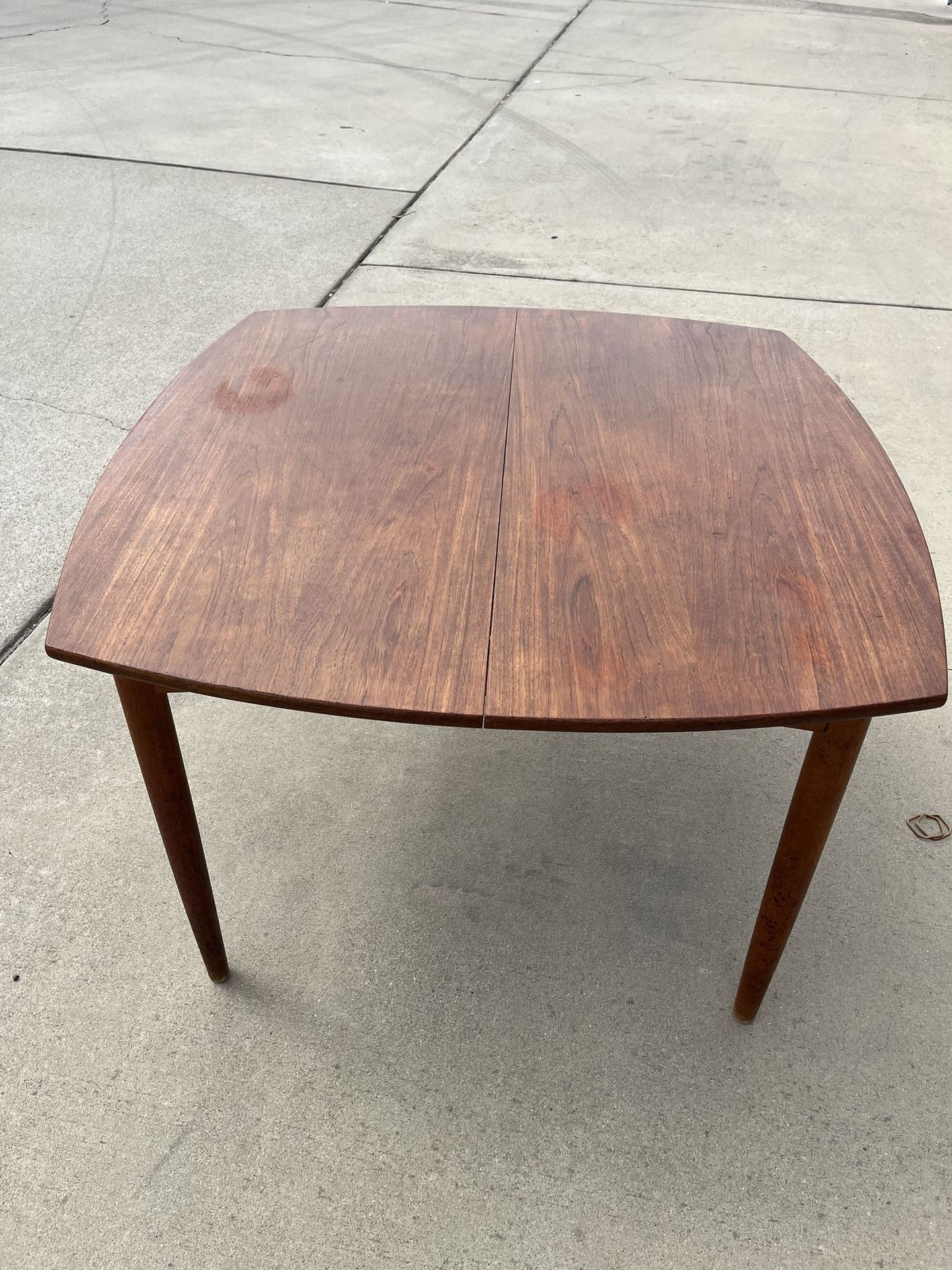 MCM Danish Modern Expansion Leaf Dining Table