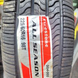 4 NEW TIRES FIRESTONE 225/60/16