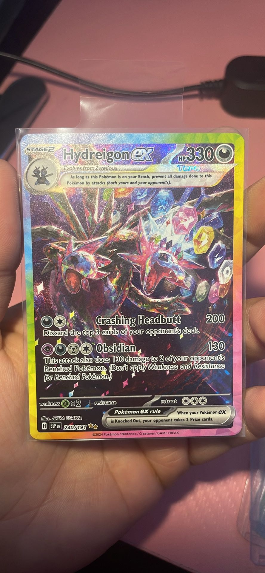 Pokémon Hydreigon Ex #240/191