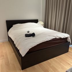 IKEA MALM Queen Bed Frame