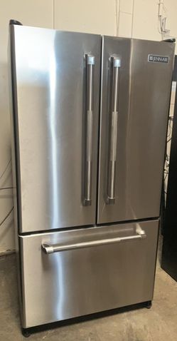Jenn Air 3-Door Stainless Steel Refrigerator Fridge
