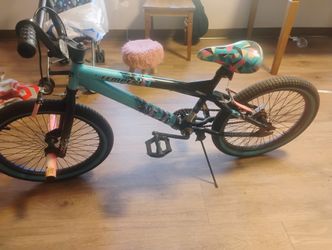 Kent Tempest BMX blue and pink child Bike 20 In
