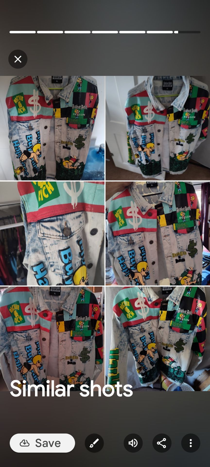 Brand new Richie Rich denim jacket