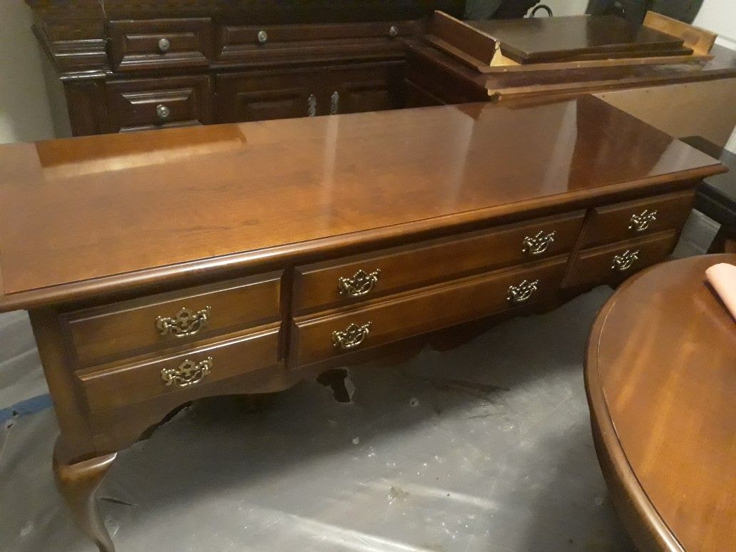 Solid Wood Desk/ Dresser