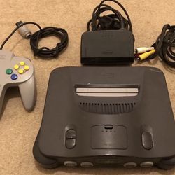 N64 Nintendo 64 Console + up to OEM Controller + Cords | CLEANED & TESTED firm price only!