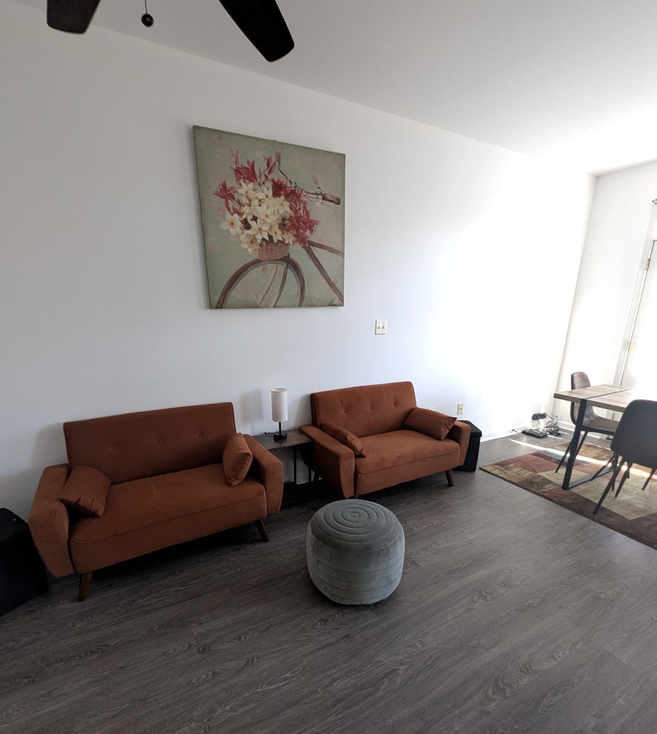 2 Loveseats Sold As Set 