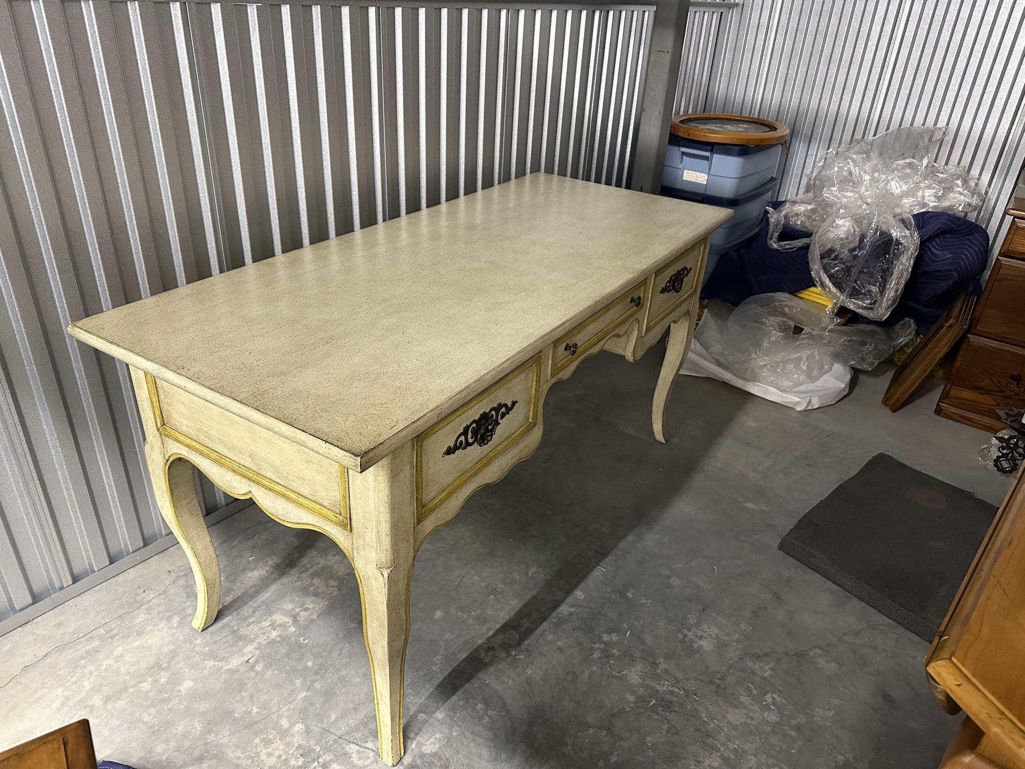 Antique Table White Office Desk