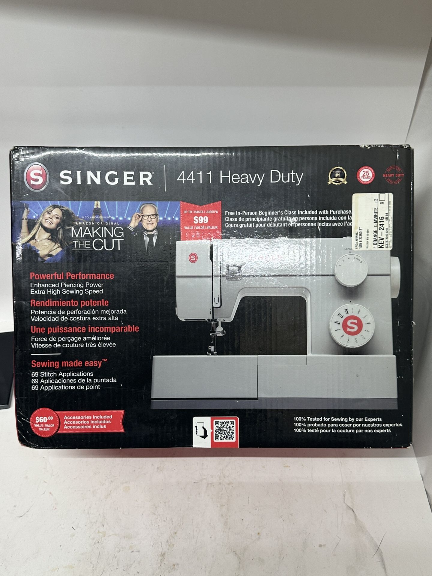 Electronic Singer 4411 Heavy Duty Sewing# 47530