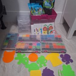 Perler Bead Super Kit – Over 100,000 Beads, 19 Clear Pegboards, & More