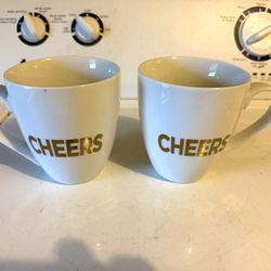 Brand New Pair Large Ceramic Mugs