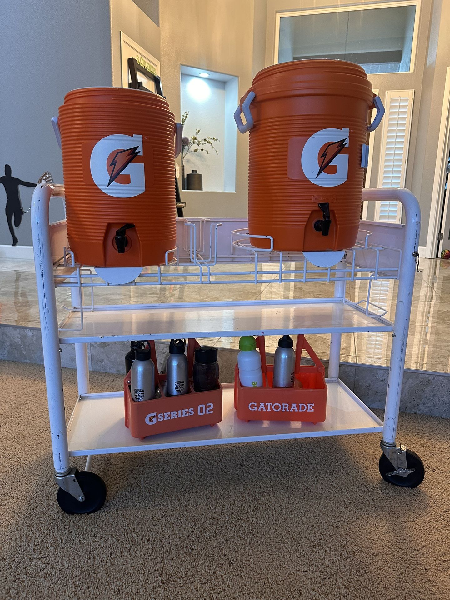 Gatorade Double Cooler Cart Stand
