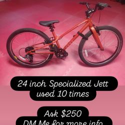 24 Inch Specialized Bike For Sale In amazing Condition 
