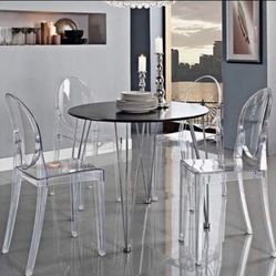 Clear Poly-carbonate Chairs (clear)