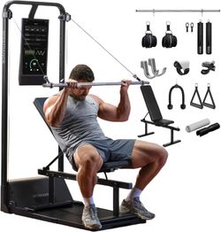 Home Gym, Smart AI-Powered Multi-Functional Smith Machine for Full Body Strength Training