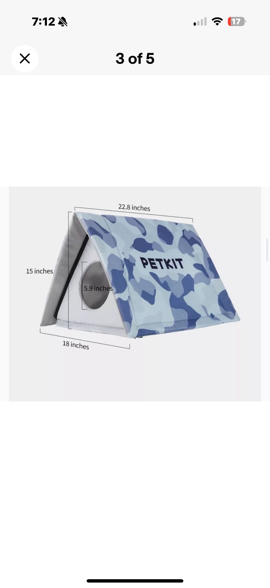 Cat /dog Dome Home New 