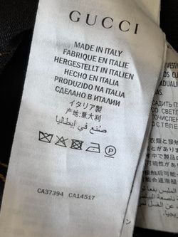 Gucci men’s denim