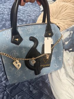 Baby Phat Denim Mini Satchel Handbag