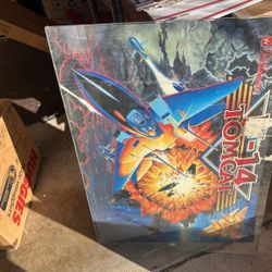 F14 Tomcat Pinball Backglass Arcade Video Game Part 