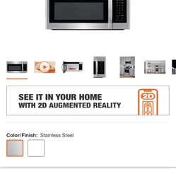 Brand New Frigidaire Stainless Steel Microwave
