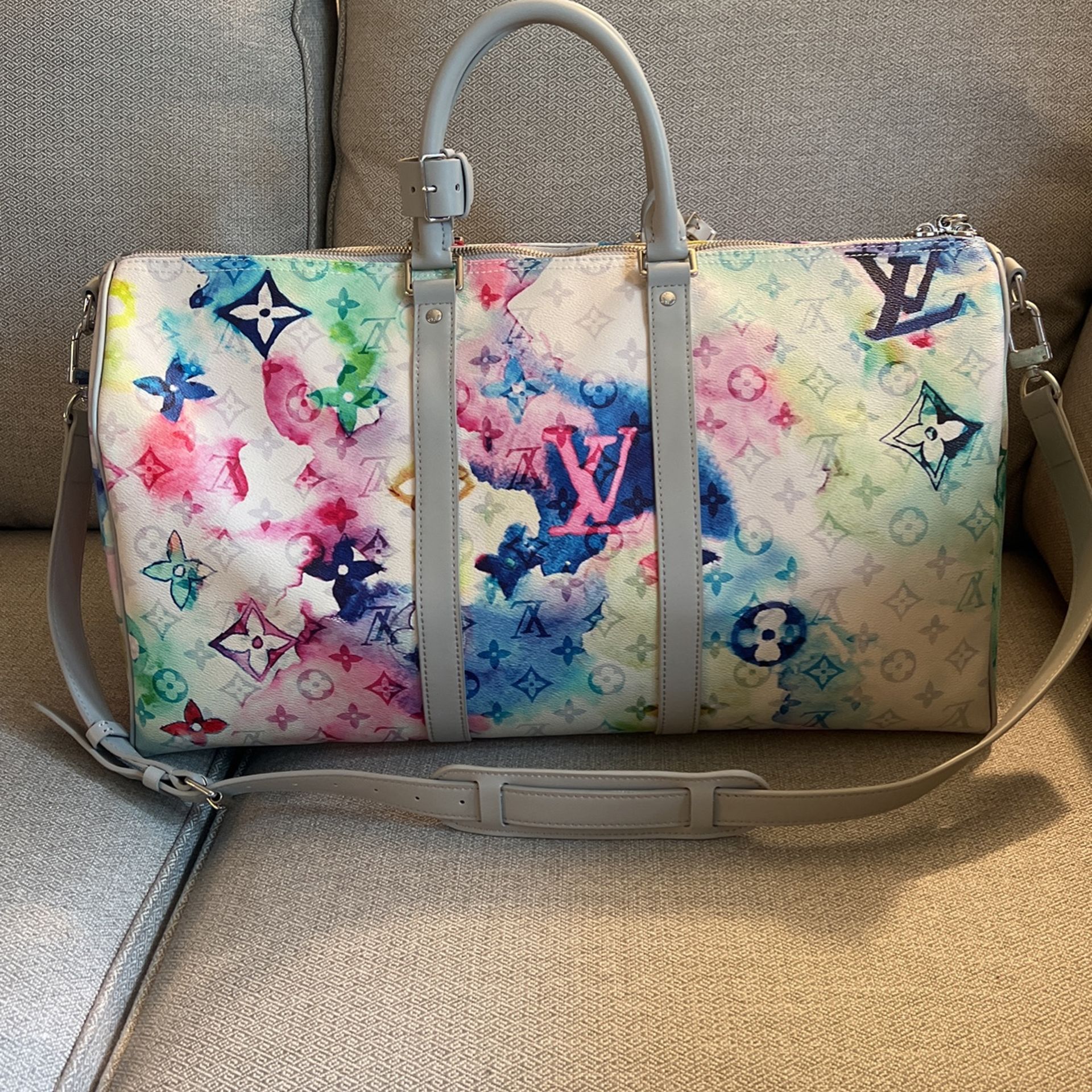 LOUIS VUITTON Keepall Bandouliere Multi Color 