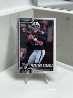 Fernando Mendoza Rookie Card Topps 2026 Flagship