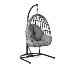 Standing Egg Chair with Stand 