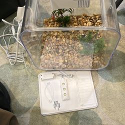 Mini LED Aquarium with Filter System