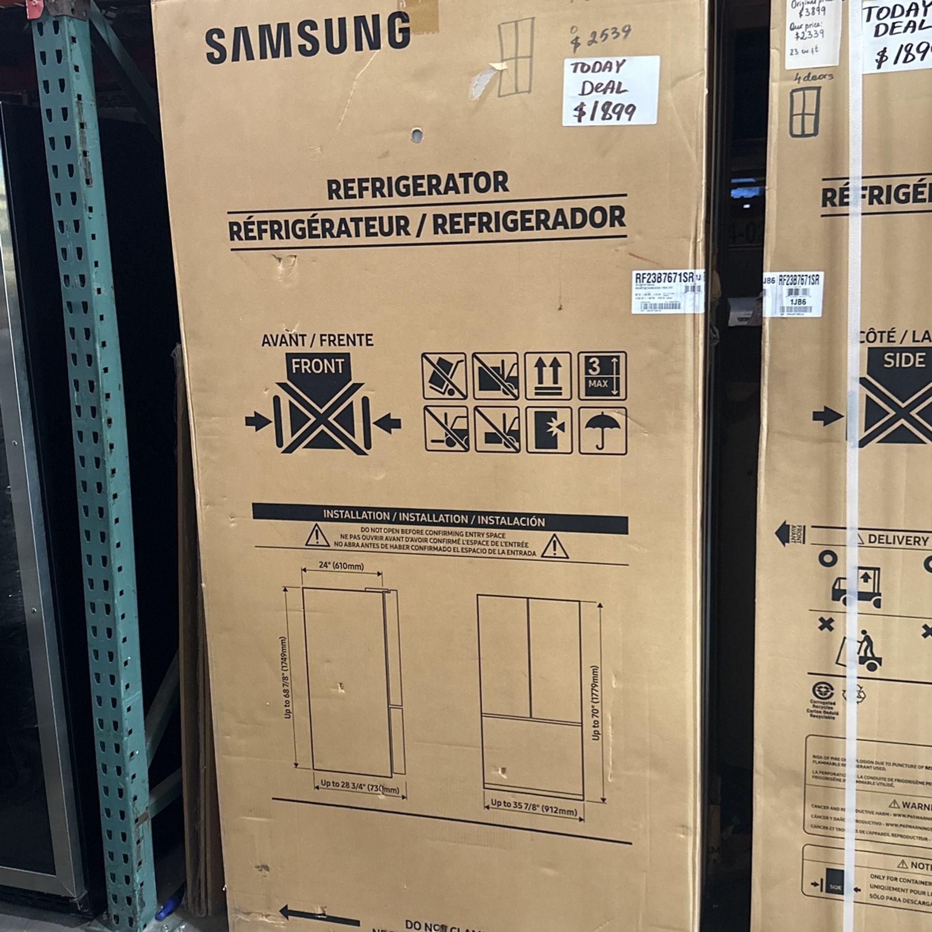 Samsung Refrigerator RF23B7671SR