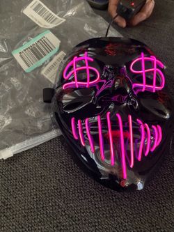 Halloween Light Up Mask new in bag