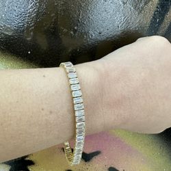 14k LAB DIAMOND BRACELET 