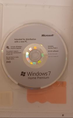 Windows 7 Home Edition (OEM Product) - $20