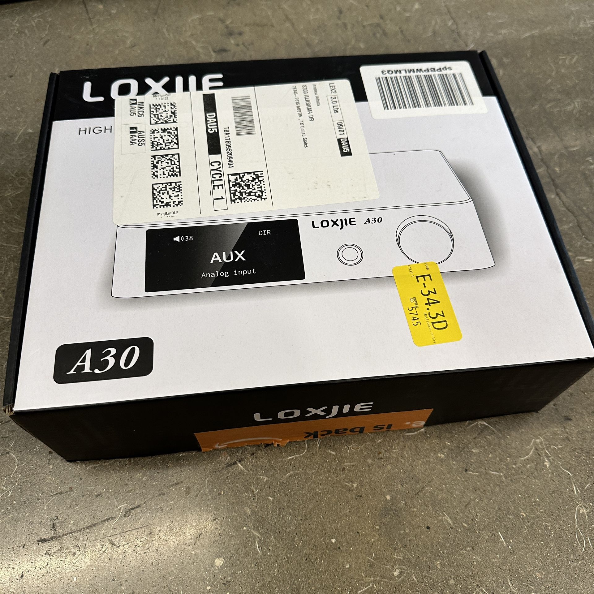 Loxjie A30 Mini Amp - 80w, Bluetooth & Optical.